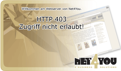 HTTP 403 - Zugriff nicht erlaubt!